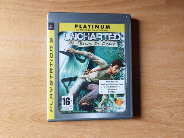 Uncharted [Platinum] (solo caja y manual)