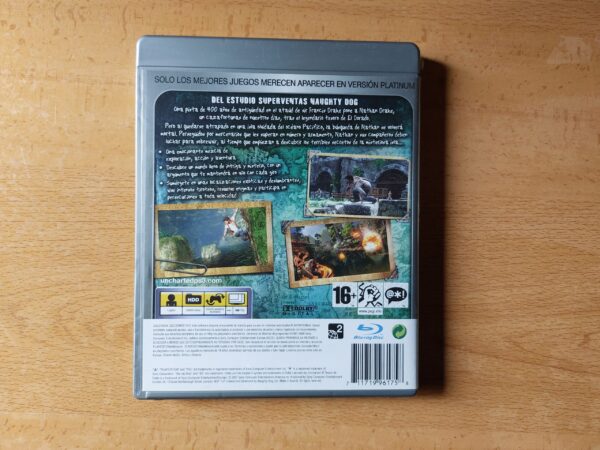 Uncharted [Platinum] (solo caja y manual) - Imagen 2