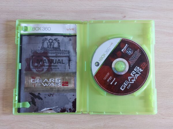 Gears of War 2 (Disco con alguna marca de uso, caja y manual en muy buen estado) - Imagen 4