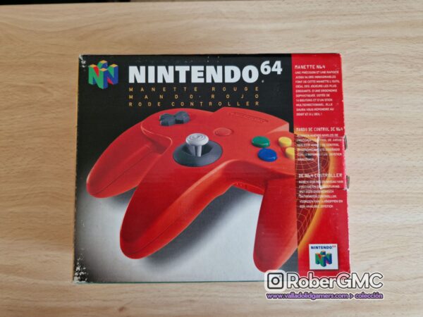 Accesorio Mando Oficial Nintendo 64 Rojo