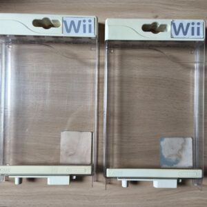 Lote de dos cajas de tienda de Nintendo Wii