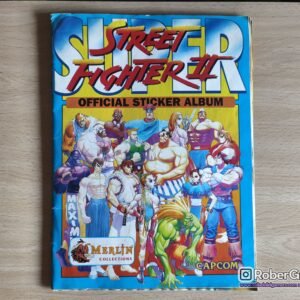 Album oficial de pegatinas Super Street Fighter II